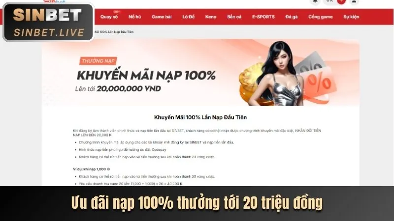 Ưu đãi hoàn trả va88 bet